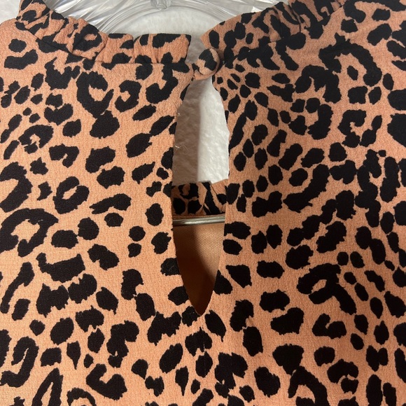 GB Girls Brown Black print Long Sleeve Dress Girls - Picture 12 of 17